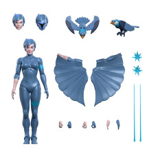 Super7 ULTIMATES! SilverHawks Steelheart - Figura de Ação de 7" com Acessórios