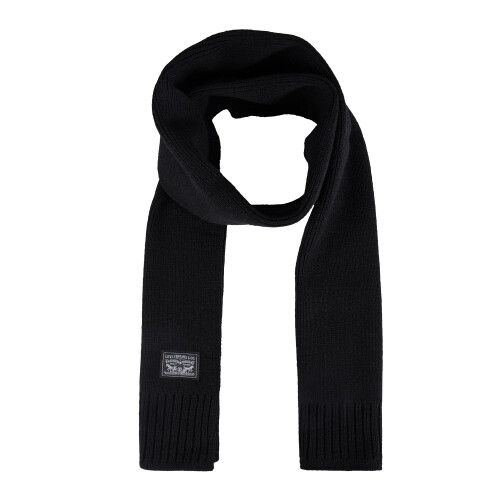 Levi's Waffle Beanie + Buffalo Plaid Scarf Boxed 2