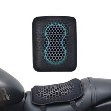 ELCYCO Motorrad-Gel-Sitzkissen, Sitzkissen erhltlich fr Fondpassagiere, Wabenstruktur, atmungsaktiv, rutschfest, Stodmpfung, geeignet fr Langzei