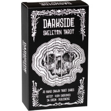Darkside Skeleton Tarot Cards Deck with QR Guide Modern Aestetic 350 GSM Durable Paper Beginner Tarot Cards No Brand Printing Standard Ed