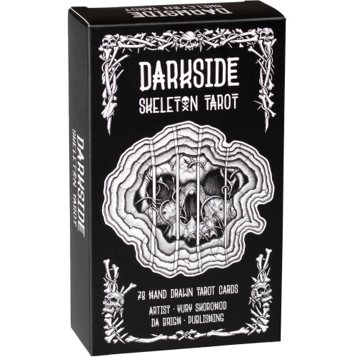 Σκελετωμένα Ταρώ Darkside με QR Οδηγό, Μοντέρνα Αισθητική 350 GSM Ανθεκτικό Χαρτί