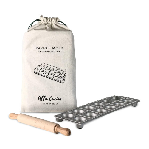 Μηχάνημα Ravioli, 12 Τεμάχια Στρογγυλό Μηχάνημα Ravioli με Ρολό Πάστας
