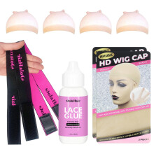 Dolahair blonder lim 1.3 ounce vandt?t ekstrem hold usynlig binding til parykker og h?rsystemer inkluderer 2 elastiske b?nd