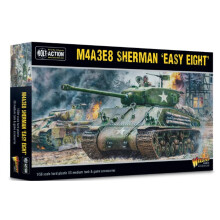 Warlord Games M4A3E8 Sherman Easy Eight - Tanque modelo em escala de plstico de 1:56/28 mm para ao de parafuso Miniaturas altamente detalhadas