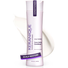 Keranique Scalp Restoring Conditioner fr Frauen  Feuchtigkeitsspendender & Peeling-Conditioner fr trockene Kopfhaut  Sulfatfrei, sanft fr gefrb
