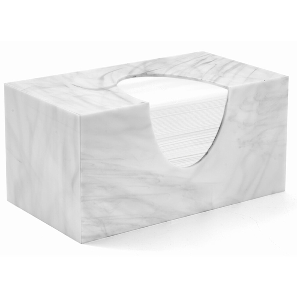 Couvercle de boîte à mouchoirs rectangulaire - Support de boîte à mouchoirs rectangulaire - Compatible avec les poufs - Accessoires de salle de b