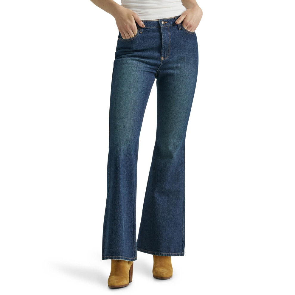 Wrangler Women's High-Waisted Fierce Flare Stargazer