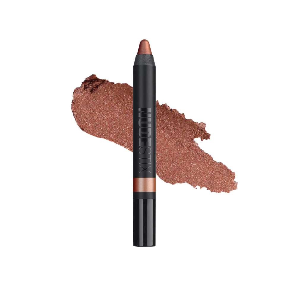 Nudestix Magnetic Luminous Eye Color Pencil, Eyeshadow + Eyeliner + Eyelid Primer + Highlighter Stick, Satin Finish Cream Makeup, Long Lasting, Waterp-image-OPC-PFYRFG5-NEW