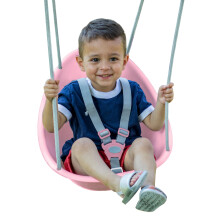 Altalena per bambini Swurfer Coconut - Altalena per bambini comoda da esterno con imbracatura di sicurezza regolabile a 3 punti, sistema di blocc