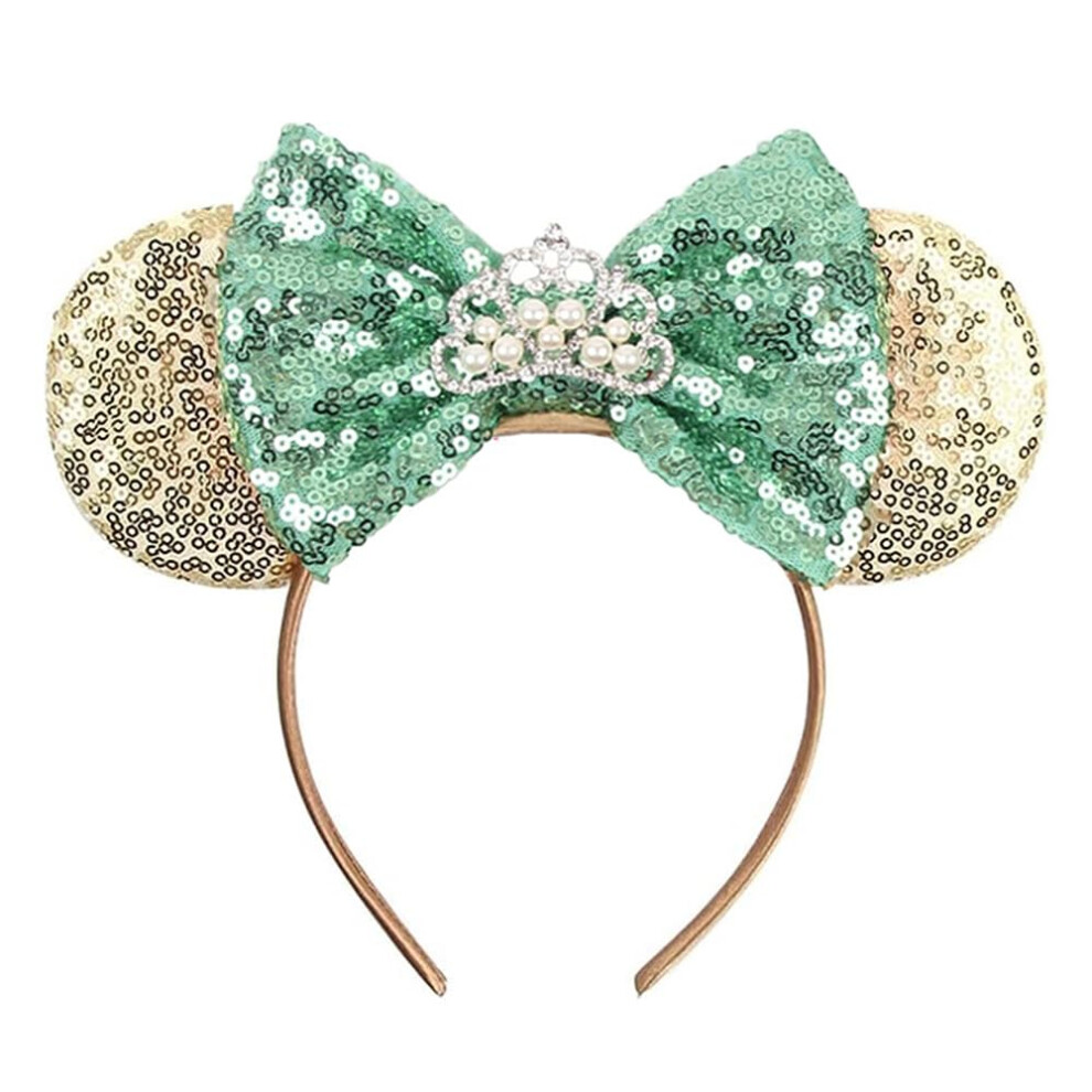 Seamoy Tiana Minnie Ears Headband  Rose Gold Mouse Ears  Park ears Pri