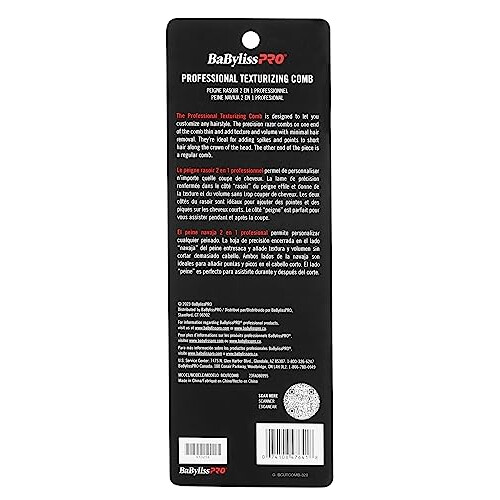 BaByliss BaBylissPRO Professional Texturizing Comb 2