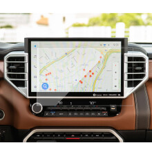 AZZIGO Displayschutzfolie aus gehrtetem Glas fr 2024 2023 2022 Toyota Tundra & 2024 2023 Sequoia 14 Zoll Navigations-Touchscreen, matt, 9H, kratzfe