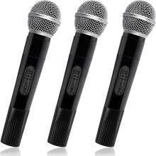 3 PCS Microfoon Prop Plastic Nep Microfoon Leuk Podium Microfoons Speelgoed voor Kinderen Halloween Kerst Karaoke Kostuum Prop Verjaardagsfeestje