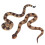 Lohoee 2Pcs Ρεαλιστικά Ψεύτικα Φίδια Λάστιχο Rattlesnake Φοβίζουν Πουλιά και Σκίουρους 1
