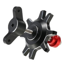 KingVal RC Bandenklem Bandenwiel Montage- en Demontagegereedschap voor 1/10 RC Auto 1.9'' 2.2'' Beadlock Wielen Naafband (Zwart)