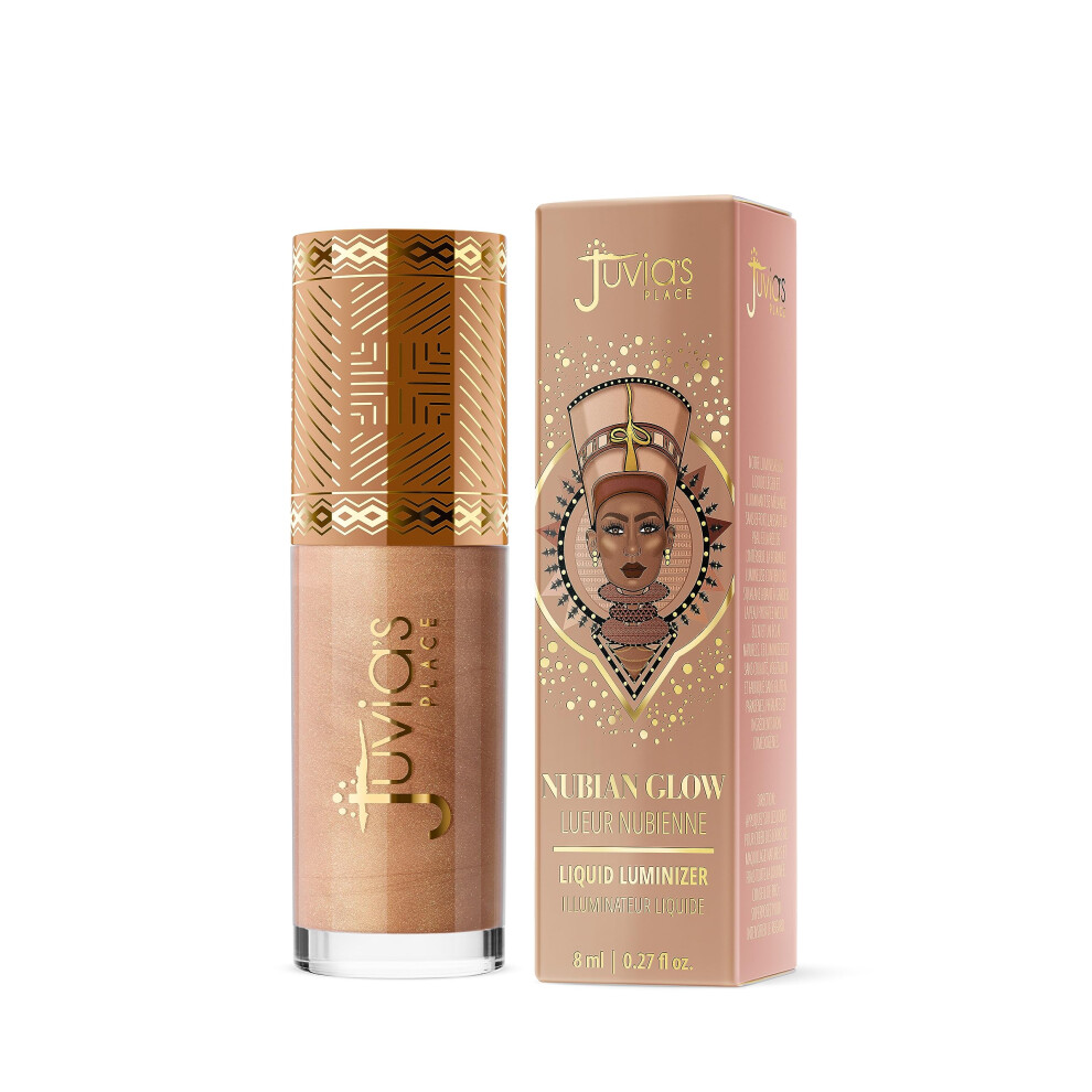 Juvia's Place Nubian Glow Liquid Luminizer Golden Hour - Radiant Highlighter Makeup Glowy Tint Daily Dewy Luminous Beauty Creamy Bronzing Skincare Rad-image-OPC-PFYRFSS-NEW