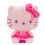 Hello Kitty Hello Kitty Hello Kitty 12  Pink Monochrome Plush 1