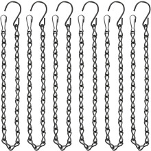 VRSS wiszace lancuchy do wiszacego koszyka do sadzarki karmiace ptaki Latarnie ozdoby wiatrowe Billboardy DIY Crafts (19 cali 6pcs)