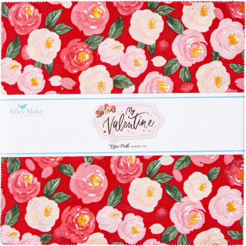 Echo Park Paper Co. My Valentine 10" Stacker 42 Τετράγωνα 10 ιντσών Layer Cake