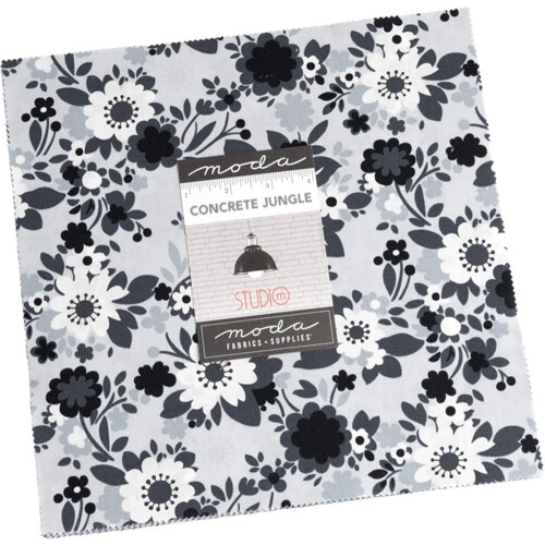 Bolo de camada de selva de concreto 42 quadrados de 10 polegadas Moda Fabrics 33720LC