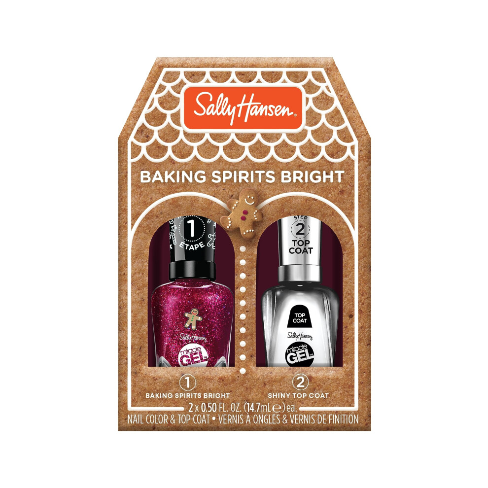 Sally Hansen Miracle Gel Holiday Collection - Baking Spirits Bright Duo Pack