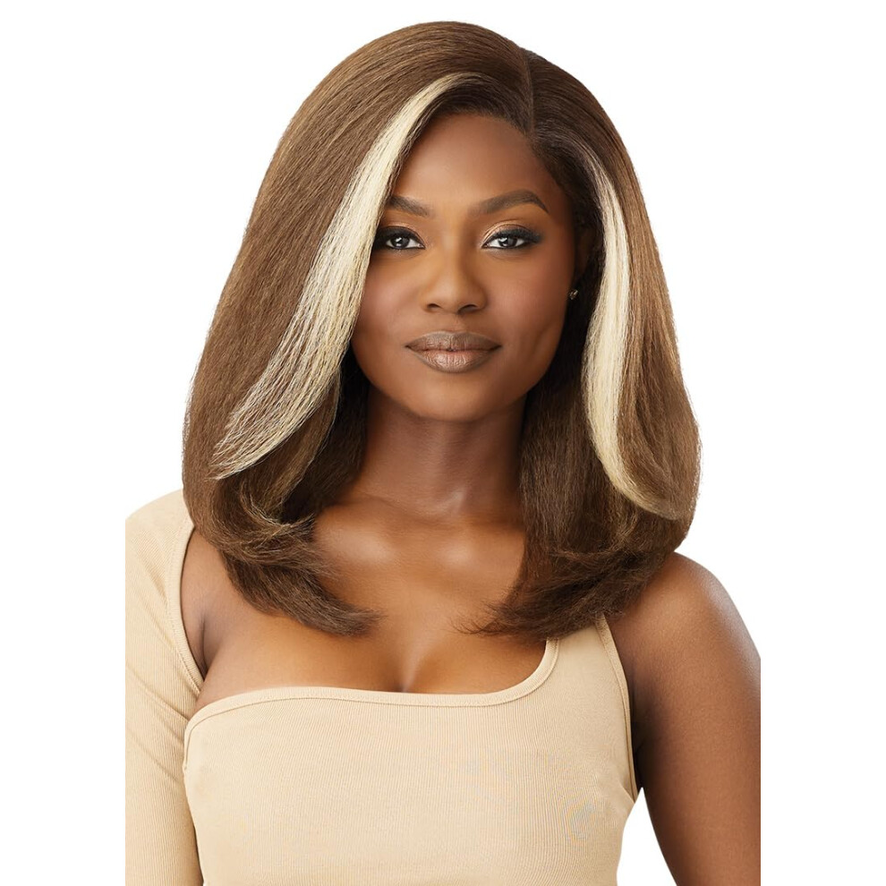 Buiten Speel Unisex Red Outre Lace Front Wig Melted Hairline Samira Drff Velvet