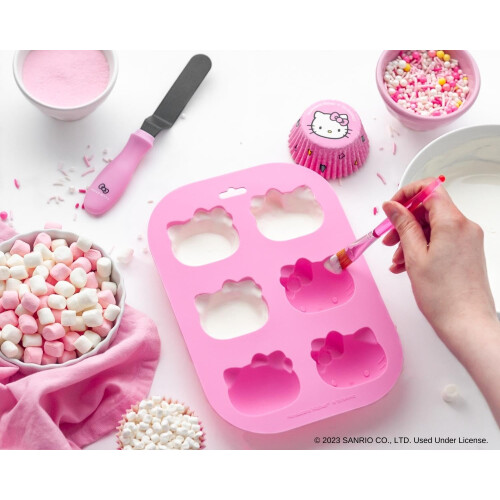 Conjunto de Bombas de Chocolate Hello Kitty da Handstand Kitchen com Molde de Silicone e Espátula! 2