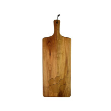 Picnic på Ascot Clemson licenseret 22 """" Acacia Cheese/Charcuterie Servering Plank