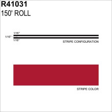 Sharpline Converting SHR41031 0.18 in. x 150 ft. MS Fire Red Pinstripe Tape
