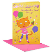 American Greetings Geburtstagskarte mit Katze fr Enkelin (Love You Lots)