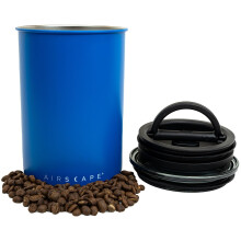 Conception planetaire Aircape en acier inoxydable Coffee Canister | Conteneur de stockage de nourriture | Couvercle etanche a l'air | Poussez en