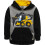 John Deere John Deere Kids Zip Up Sweatshirt for Toddler Boy Black Contruction 4T 1