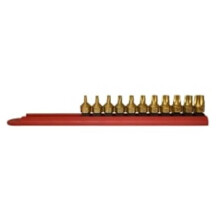 Mayhew MAY16003 Dual Drive Torx Set on Rail - 11 Piece