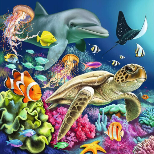 Ravensburger 3x49 Undervandspuslespil 1