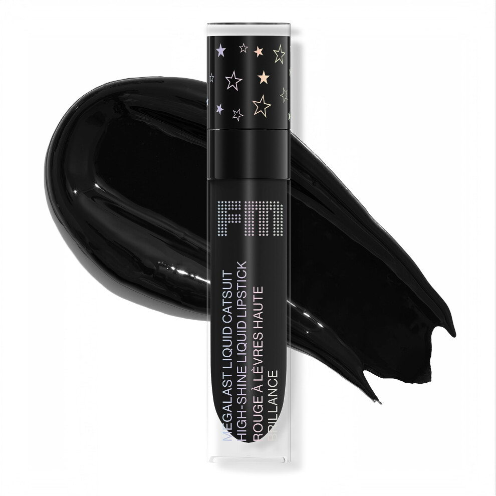 Nat Geo Wet N Wild Halloween Fantasy Makers Mega Last Liquid Catsuit High Shine Liquid Lipstick - Midnight Sky