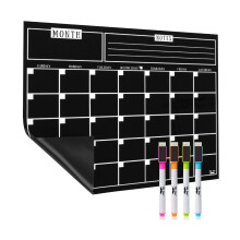 Mr. Pen- Droog uitwisbare kalender voor koelkast Magnetische 14,7 x 11,8"" magnetische kalender met 4 droog uitwisbare markeringen Magnetische kalende