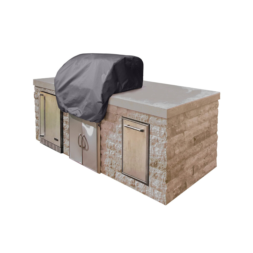 Covermates Einbaugrill-Abdeckung, Wasserabweisend, Mit Kordelzug, Grill Und Heizung, 54 X 33 X 18 Zoll (B X T X H), Anthrazit-image