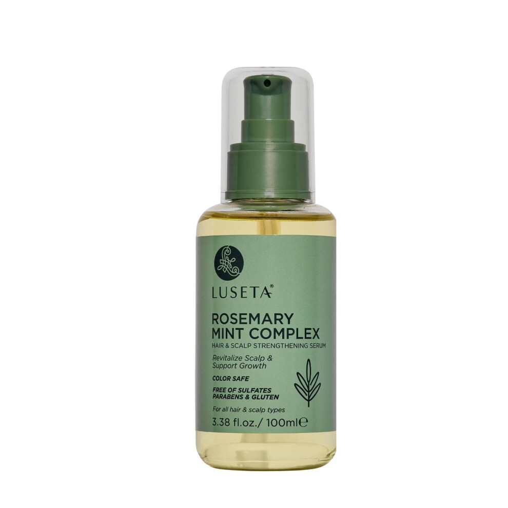 L Luseta Luseta Rosemary Oil For Hair Growth - Strengthening And Moisturizing Formula For Thinning Damaged Hair And Split Ends - Color Safe (3.38Oz)