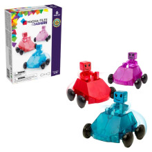MAGNA-TILES Dashers 6-Piece Magnetic Construction Set The Original Magnetic Building Brand Small