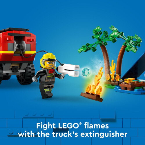 LEGO LEGO City 4x4 Πυροσβεστικό με Σκάφος Διάσωσης για Παιδιά 5+, Παιχνίδι Ρόλων 2