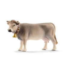 Schleich Farm World Realistiska Farm Animal Leksaker fr barn och smbarn Branuvieh Cow Toy Figurine lder 3+