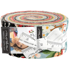 BasicGrey Fruit Loop Jelly Roll 30 2,5-inch stroken Moda Fabrics 30730J
