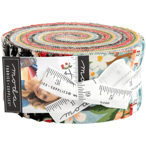 BasicGrey Fruit Loop Jelly Roll 30 2.5-ιντσες Λωρίδες Moda Fabrics 30730JR