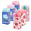 Eraser Cute Γοητευτικοί Γομείς Πλαστικοί Ραβδάκια Σχολείου Γραφείου 6PCS 1