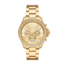 Michael Kors Wren Chronograph GoldTone Stainless Steel Women's Watch (Model: MK7428)