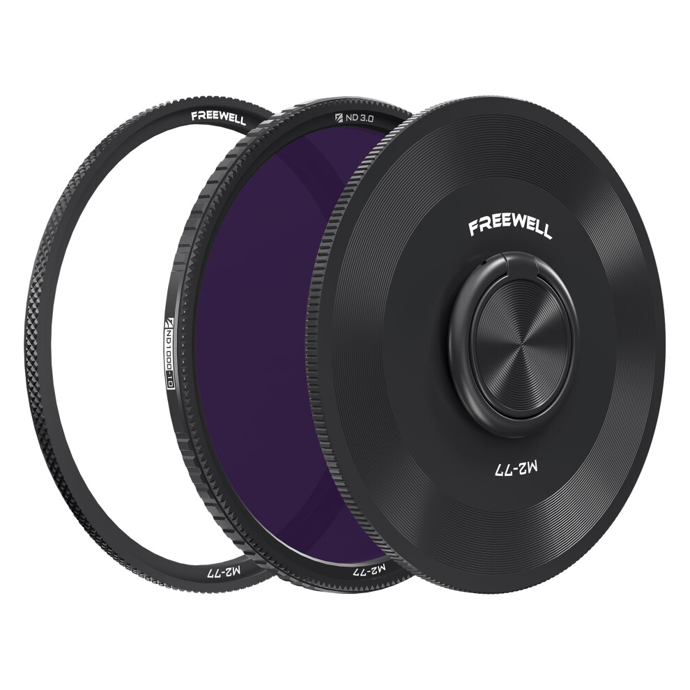 Freewell 77Mm Natural Density Nd1000 (10 F-Stops) Nd3.0 Camera Filter Compatible With M2 Series 785698956234