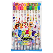 Party Smencils patentierte Gourmet-Duft-Graphitstifte HB Nr. 2 aus recycelten Zeitungen, 10 Stck, Geschenke fr Kinder, Schulbedarf