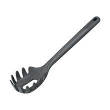 Zyliss E980231 Spaghettilepel Duurzame Tarwestro/Nylon Schep en Afgietsel Spaghetti en Pasta Antiaanbak Hittebestendige Siliconen Kop Beluga Groen