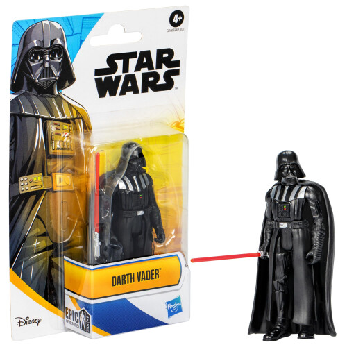 Star Wars STAR WARS Δράκος Ηρωίδων Darth Vader 4-Inch Φιγούρα & Αξεσουάρ, Παιχνίδια για 4 Χρονών 2