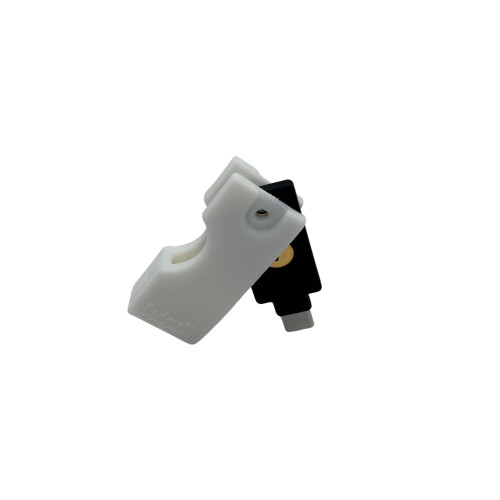 Designz3D Yubikey Protector Flip Case Keychain Holder (5 NFC / 5C NFC) (White  5C NFC)